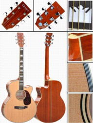 吉他 40寸 ,广州奥特乐器制造公司